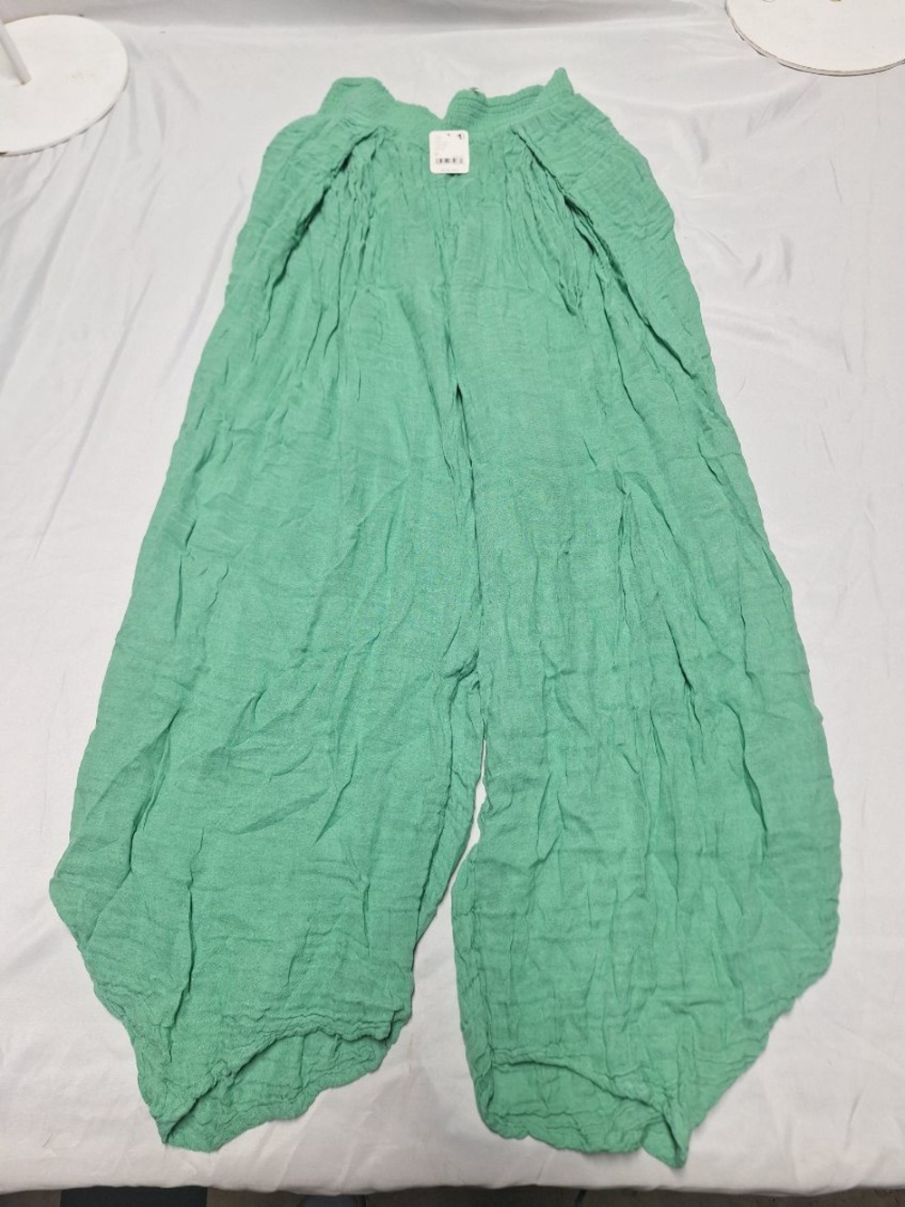 Free People Textured Mint Green Knit Pants